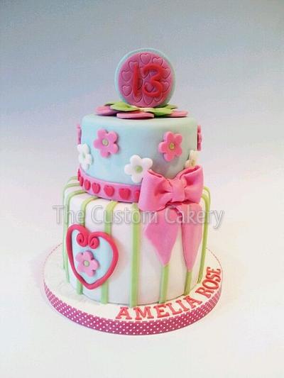 Amelia's 13th - Cake by The Custom Cakery