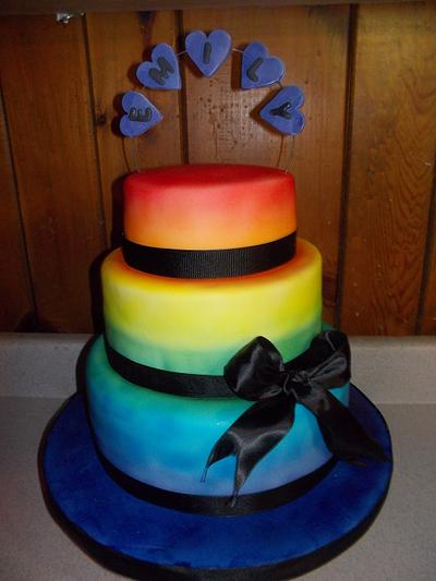 Rainbow cake - Cake by Shannon