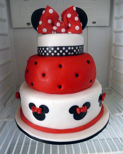 Cake ala Minnie mouse - Cake by Alena Slivanská