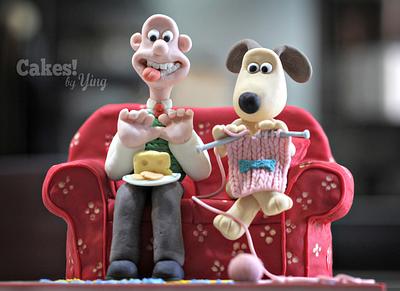 Cracking Wallace & Gromit Cake! - Cake by Cakes! by Ying