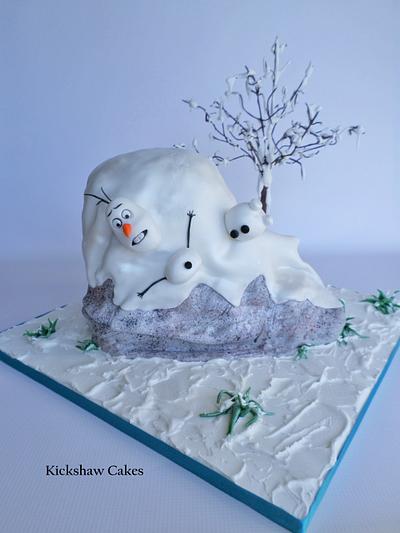 Olaf in pieces - Cake by Kickshaw Cakes