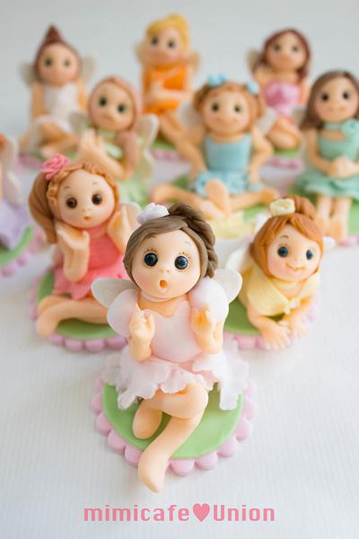 Fairy Doll Fondant Cupcake Toppers - Cake by Sachiko Windbiel