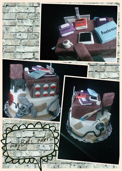 Médecin student cake - Cake by MayBel's cakes