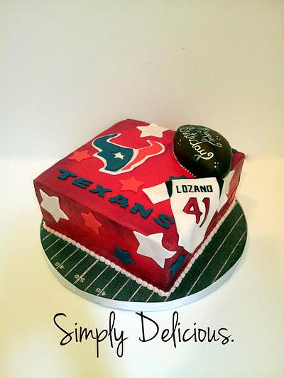 Texans - Cake by Simply Delicious Cakery