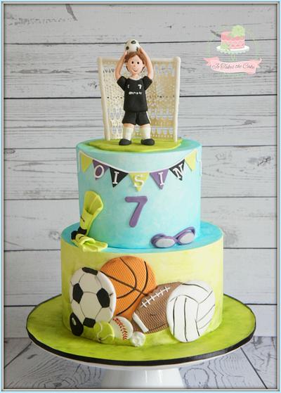 Sports Balls! - Cake by Jo Finlayson (Jo Takes the Cake)