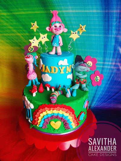 Trolls Birthday Cake - Cake by Savitha Alexander