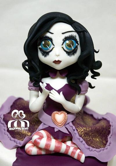 Violet, Miss Valentine - Cake by Bolinhos Bons, Artisan Cake Design (by Joana Santos)
