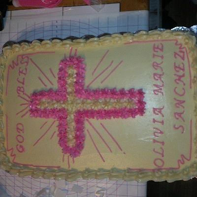 Baptismal Cake - Cake by Nicole Verdina 