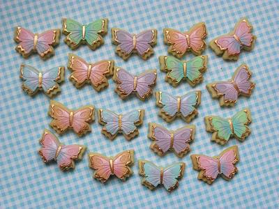 Butterfly Cookies - Cake by Tamzin Tracey
