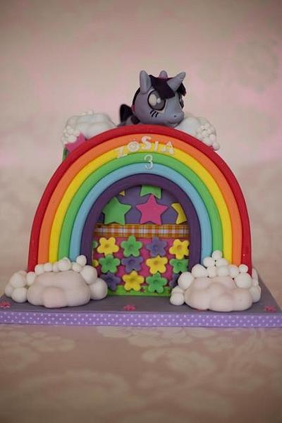 Twighlight sparkle/my little pony birthday cake - Cake by Joanna
