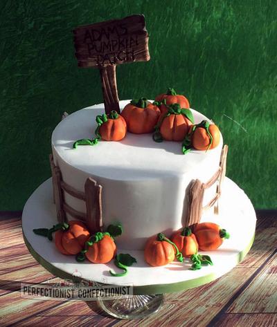 Adam - Pumpkin Patch Birthday Cake - Cake by Niamh Geraghty, Perfectionist Confectionist