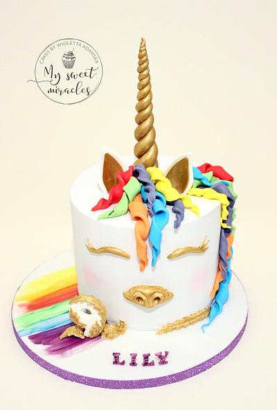 unicorn cake - Cake by My sweet miracles