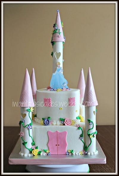 Disney Princess Castle cake - Cake by Jessica Chase Avila