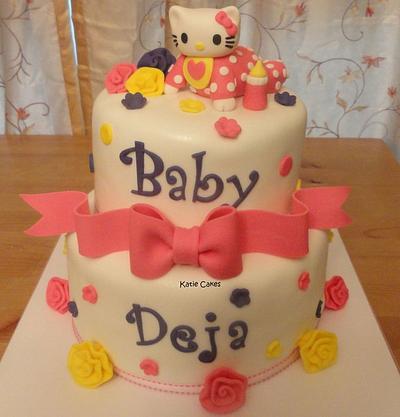 Baby Hello Kitty - Cake by Katie Cortes