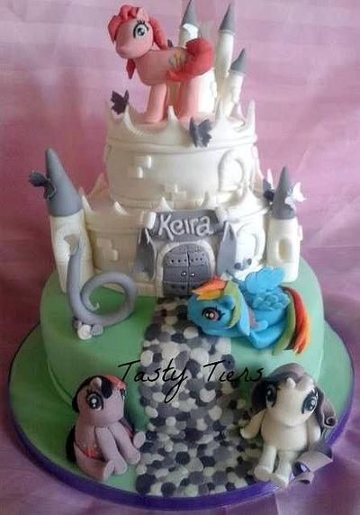 My little pony castle cake - Cake by Tasty Tiers