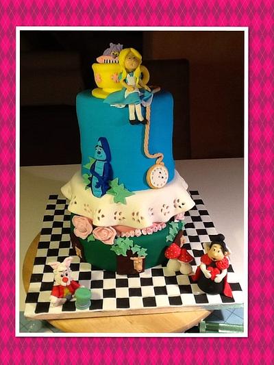 Alice in wonderland - Cake by Cinta Barrera