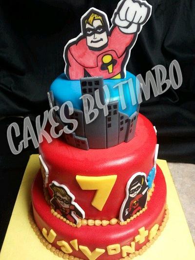 The Incredibles! - Cake by Timbo Sullivan
