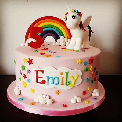 My little Pony unicorn - Cake by Essiescakes