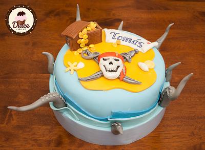 Pirates of the Caribbean Cake - Cake by Dulce Cake Art