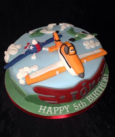 Airplanes Cake - Cake by Caron Eveleigh