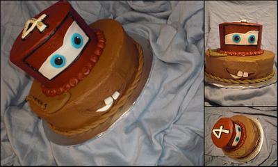 Lightening and Mater - Cake by Laciescakes