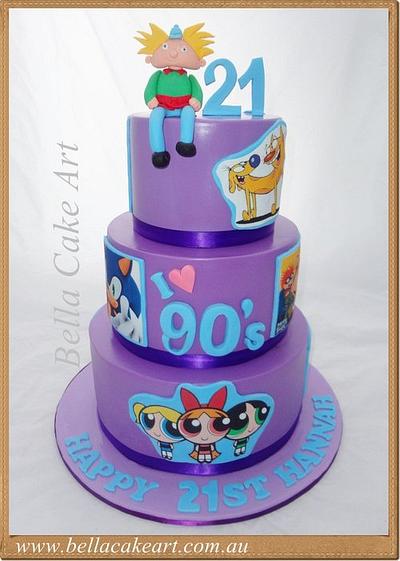 90's themed cake - Cake by Bella Cake Art