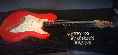 Full size guitar - Cake by Witty Cakes