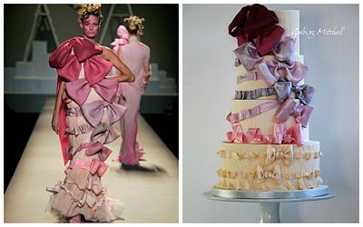 Viktor&Rolf fashion inspired cake - Cake by Gulnaz Mitchell