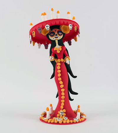 La Muerte - Sugar Skull Bakers 2016 Collaboration - Cake by Prima Cakes and Cookies - Jennifer