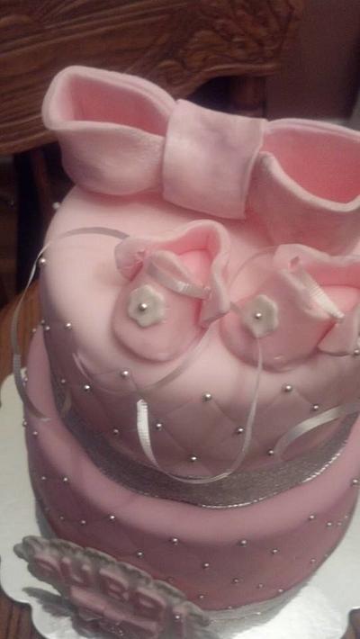 It's a Girl - Cake by Sherry's Sweet Shop
