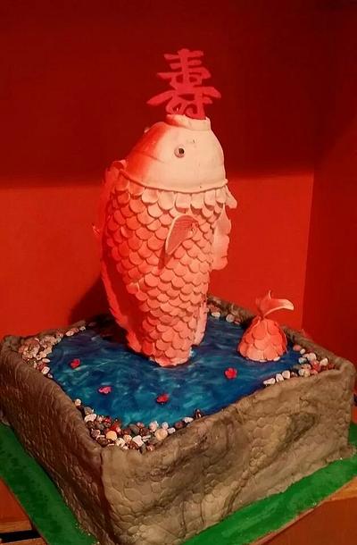 3D Fish in a pond - Cake by ~ CJ's Sweets ~