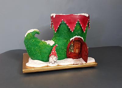 Gnome Boot Cake - Cake by iratorte
