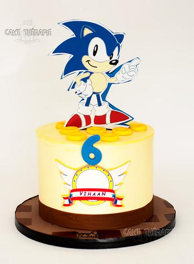 Sonic the hedgehog. - Cake by Caketherapie