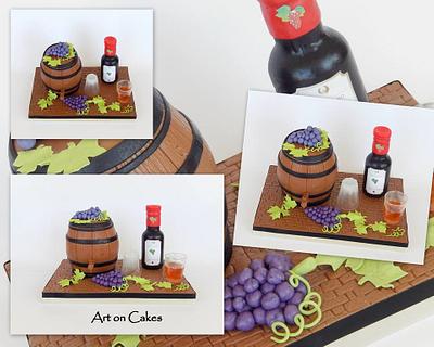 Wine Barrel Cake - Cake by DespinaMara