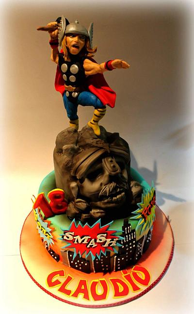 Marvel Comics cake  - Cake by Sabrina Di Clemente