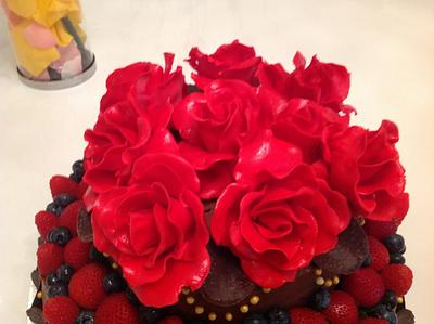 Roses - Cake by Malika