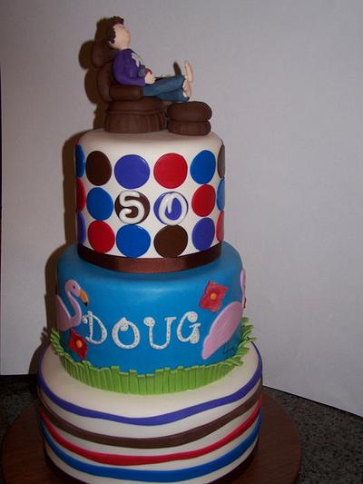 "Happy 50th Birthday" - Cake by Ana