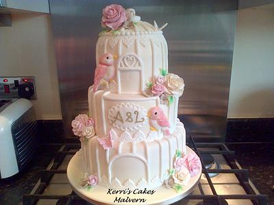 My 1st Wedding Cake - Cake by Kerri's Cakes