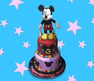 Mickey Pink Stars - Cake by MsTreatz