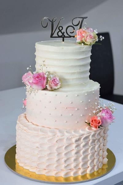 Wedding cake - Cake by Lucia 