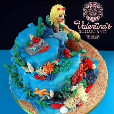 The little Mermaid Cake - Cake by Valentina's Sugarland