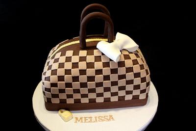 Louis Vuitton Alzer Stack Cake - Decorated Cake by - CakesDecor
