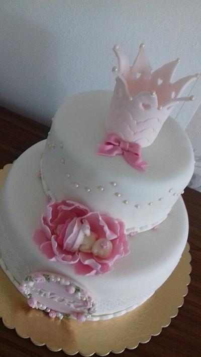 Christening cake - Cake by Ellyys