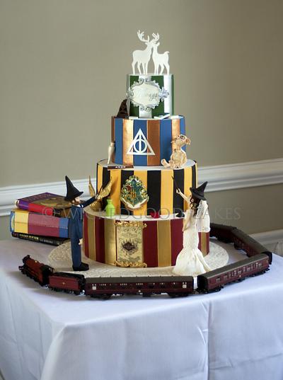 Harry Potter wedding cake - Cake by WickedGood Cakes 