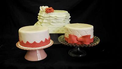 Cake Trio - Cake by Elyse Rosati