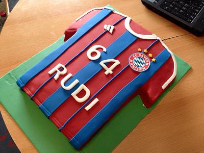 FC Bayern München Jersey Cake - Cake by sweetsformysweets