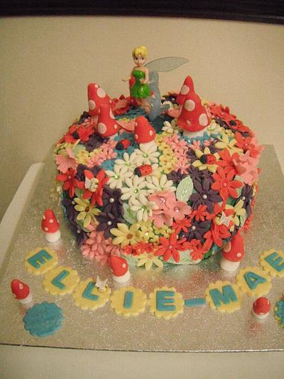 Tinkerbelle - Cake by Vanessa Platt  ... Ness's Cupcakes Stoke on Trent