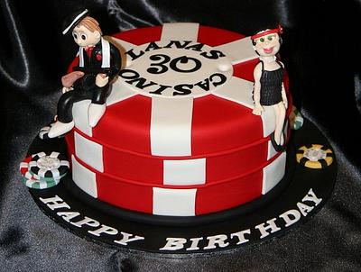 Casino Gangster Cake - Cake by Michelle Amore Cakes