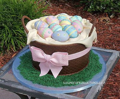 Easter Basket Cake - Cake by Sharon Zambito