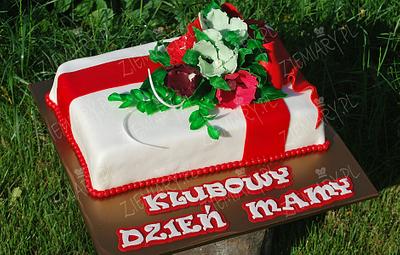 cake with flowers - Cake by Anna Krawczyk-Mechocka